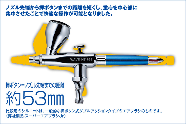 スーパーエアブラシ コンパクト【軽量アルミボディ】 | 株式会社ウェーブ