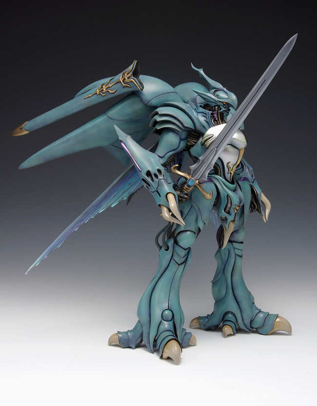 wave　ガレージキット　ソフビ　ビアレス　完成品　1/35　聖戦士ダンバイン